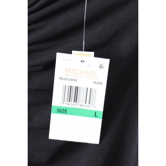 NWT Michael Kors black slip dress size XS MS381LR03G - Picture 6 of 13